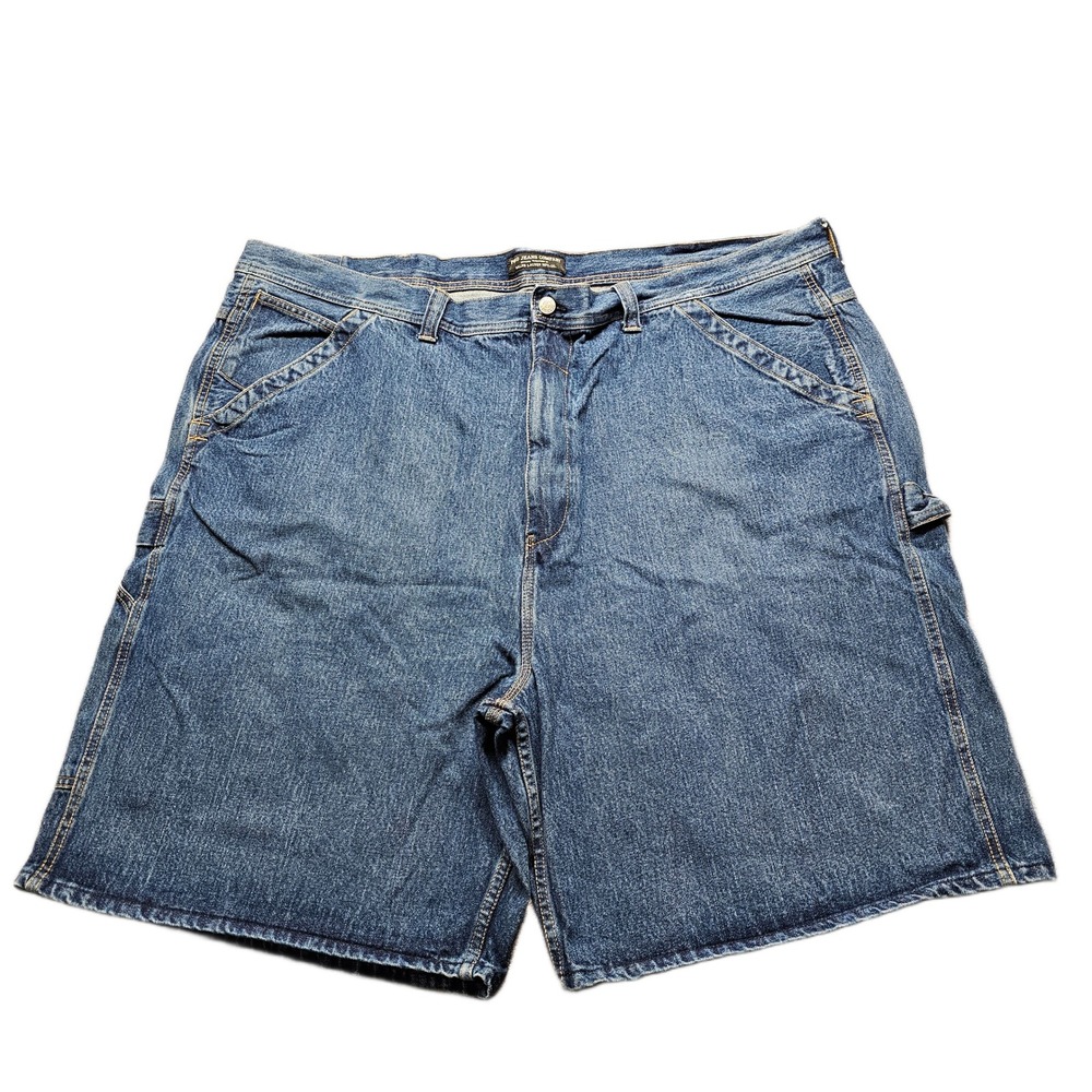 Ralph Lauren Carpenter Shorts Mens Size 50 Blue Denim Workwear Instrument Pocket